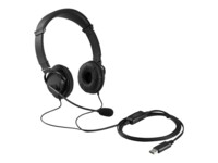 Kensington USB Hi-Fi Headphones Kabling Hovedtelefoner Sort