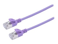 Prokord Slim CAT 6a U/FTP 50cm Netværkskabel Lilla