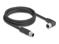 DeLOCK Ikke afskærmet 2m Netværkskabel Sort