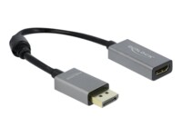 Delock Videoadapter 20cm Sort Grå