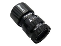 Koolance QD3 Female Quick Disconnect No-Spill Coupling, Compression for 13mm x 19mm (1/2in x 3/4in) Flydende kølesystem-kobling 1-pack Sort