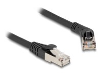 DeLOCK CAT 6a S/FTP 1m Patchkabel Sort