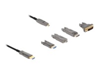 Delock HDMI-kabel 10m Sort