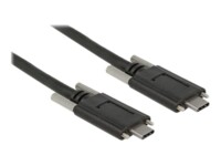 Delock USB Type-C kabel 1m Sort