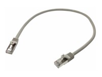 StarTech.com 50cm CAT6 Ethernet Cable, 10 Gigabit Shielded Snagless RJ45 100W PoE Patch Cord, CAT 6 10GbE SFTP Network Cable w/Strain Relief, Grey, Fluke Tested/Wiring is UL Certified/TIA - Category 6 - 26AWG (N6SPAT50CMGR) CAT 6 Kabel med afskærmning med