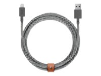 Native Union BELT-AC-ZEB-NP USB-A to USB-C 1,2m Sort