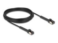 DeLOCK CAT 6a U/FTP 5m Patchkabel Sort