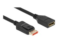 Delock DisplayPort forlængerkabel 2m Sort