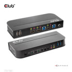 Club 3D CSV-1382 KVM / audio-switch Desktop
