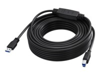 Vision TC 15MUSB3.0+/BL USB-C to USB-B 15m Sort