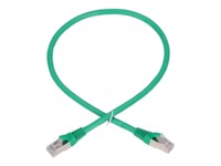 Extralink CAT 6 Foldet uskærmet snoet par (F/UTP) 50cm Patchkabel Grøn