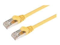 Prokord CAT 6a Kabel med afskærmning med folie og kobberfletning (SFTP 7m Netværkskabel Yellow