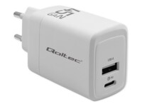 Qoltec Adapter 45Watt 1xUSB-A 2.0 24 pin USB-C (PD)