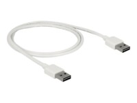 Delock Easy USB-kabel 1m Hvid