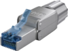 CAT 6A STP-Shielded RJ45 Connector for Field Assembly - for 5.0-8.5 mm cable diameter, with screw cap, too