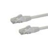 StarTech.com 1m CAT6 Cable - White Snagless CAT 6 Wire - 100W RJ45 UTP 650MHz Category 6 Network Patch Cord UL/TIA (N6PATC1MWH) CAT 6 Ikke afskærmet parsnoet (UTP) 1m Patchkabel Hvid