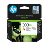HP 303XL Farve (cyan, magenta, gul) 415 sider Blæk T6N03AE
