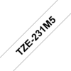Brother TZe 231 Lamineret bånd (1,2 cm x 8 m) 1kassette(r)