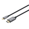 Manhattan USB-C to HDMI Cable, 4K@60Hz, 1m, Black, Male to Male, Three Year Warranty, Polybag Videoadapterkabel 1m Sort