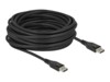 Delock DisplayPort kabel 10m Sort