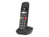Gigaset E290HX Ekstra trådløst håndsæt Ingen nummervisning Sort