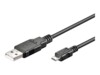 goobay USB-kabel 5m Sort