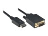 TECHly DisplayPort han -> HD-15 (VGA) han 1.8 m