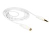 Delock Forlængerkabel til audio 1m Hvid