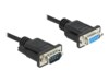 Delock Serielforlængerkabel 3m Sort