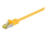 goobay CAT 7 SFTP, PiMF 3m Patchkabel Yellow
