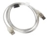 Lanberg USB forlængerkabel 1.8m Transparent