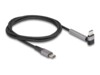 Delock USB Type-C kabel 1.5m Sort Grå