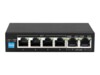Extralink KRIOS Switch 6-porte Gigabit PoE+
