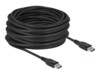 Delock DisplayPort kabel 15m Sort