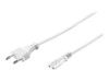 goobay NK 104 W Strømkabel 5m Hvid