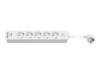 goobay Stikdåse 5-stik 16A Hvid 1.5m