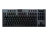 Logitech G G915 X Tastatur Mekanisk LIGHTSYNC Trådløs Kablet Tysk