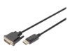 DIGITUS Videoadapterkabel 3m Sort