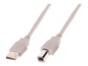 ASSMANN USB-kabel 1.8m Beige