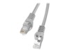 Lanberg CAT 6 Foldet uskærmet snoet par (F/UTP) 1.5m Patchkabel Grey RAL 7035
