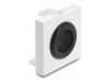 Delock Easy 45 Cable Bushing round Ø 21 mm white / black