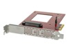 StarTech.com U.2 to PCIe Adapter for 2.5' U.2 NVMe SSD - SFF-8639 - x4 PCI Express 3.0 Interfaceadapter