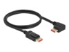 Delock DisplayPort kabel 1m Sort