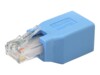 StarTech.com Cisco Console Rollover Adapter for RJ45 Cable - Network adapter cable - RJ-45 (M) to RJ-45 (F) - blue - ROLLOVER Kabel til netværksadapter Blå
