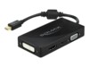 Delock Videoadapter 15cm Sort