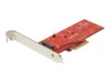 StarTech.com M2 PCIe SSD Adapter - x4 PCIe 3.0 NVMe / AHCI / NGFF / M-Key - Low Profile and Full Profile - SSD PCIe M.2 Adapter (PEX4M2E1) Interfaceadapter