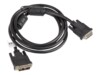 Lanberg 18+1 pin digital DVI (Single-Link) han -> 18+1 pin digital DVI (Single-Link) han 1.8 m Sort