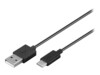 goobay USB Type-C kabel 1m Sort