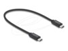 Delock USB 3.2 USB Type-C kabel 50cm Sort