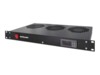 Intellinet 3-Fan Ventilation Unit for 19' Racks, 1U, Black Bakke til blæser i rack 1-pack Sort